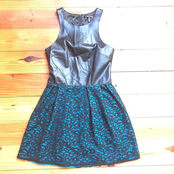 Victoria’s Secret Leather and Lace Dress, EUC, 6 - Picture 1 of 14